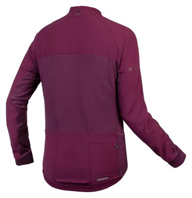 Endura GV500 Long Sleeve Jersey Purple