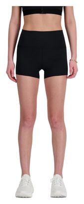 Pantalones cortos New Balance Athletics Run 3in Cintura Alta Mujer Negro