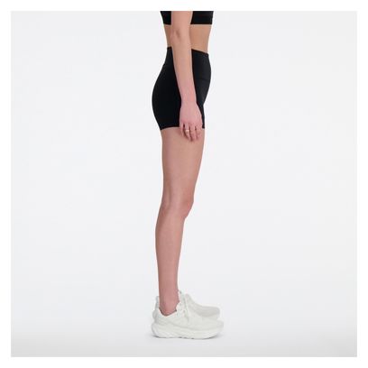 Pantalones cortos New Balance Athletics Run 3in Cintura Alta Mujer Negro
