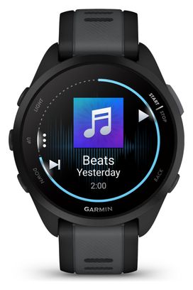 Garmin Forerunner 165 Music Sports Watch Black Slate Grey