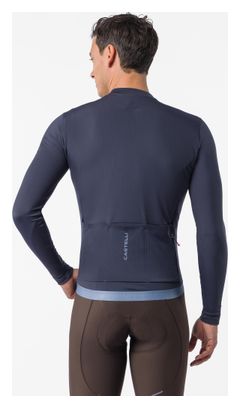 Maglia a maniche lunghe Castelli Espresso 2 Thermal blu da uomo