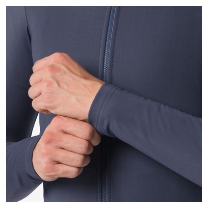 Maglia a maniche lunghe Castelli Espresso 2 Thermal blu da uomo