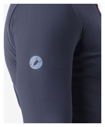 Maglia a maniche lunghe Castelli Espresso 2 Thermal blu da uomo