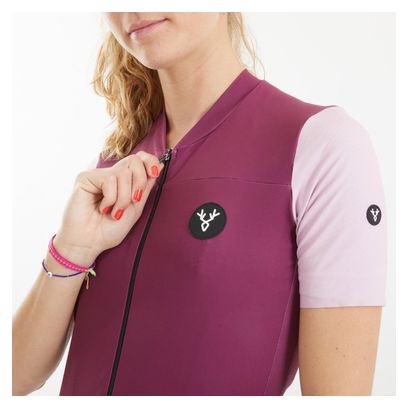 LeBram Ventoux Uni Women Short Sleeves Jersey Framboise