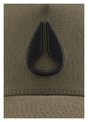 Unisex Nixon Deep Down Athletic Cap Khaki/Schwarz