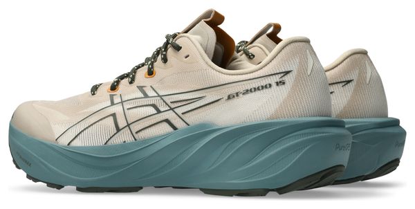 Chaussures Running Asics GT-2000 15 TR Beige/Bleu Homme