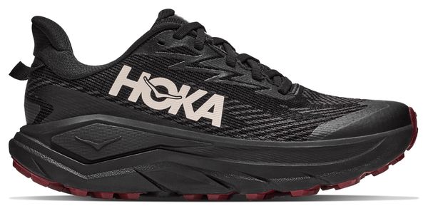 Hoka Challenger 8 GTX trailschoenen, zwart/rood, dames