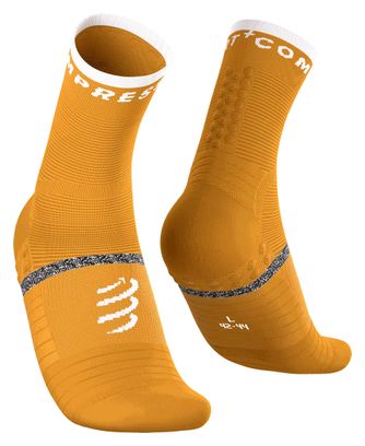 Compressport Pro Marathon V2.0 Socks, Orange/White