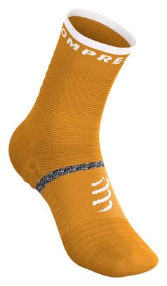 Compressport Pro Marathon V2.0 Socks, Orange/White