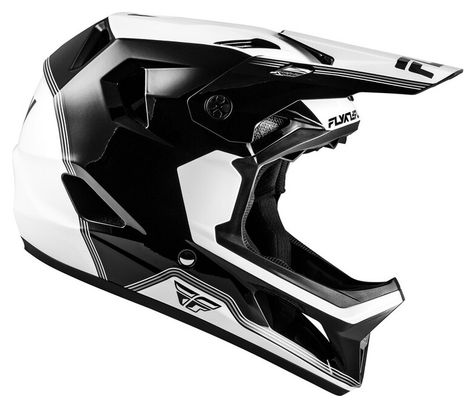 Fly Racing Rayce Repeat Full-Face Helmet, Black/White