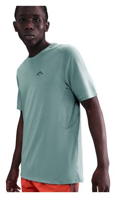 Nike Solar Chase Heren Trui met korte mouwen Groen