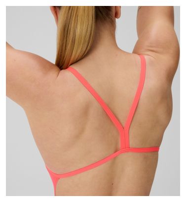 Women's Speedo Club Training V-Back 2.0 Orange swimsuit