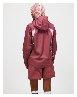 Chaqueta impermeable Peak Performance Trail 3L Hipe roja/morada para mujer
