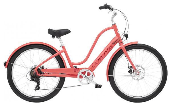 Electra Townie Go Electric City Bike! 7D EQ Shimano Tourney 7V 250 Wh 26'' Coral 2022