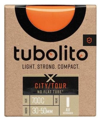 Tubolito X Tubo City Tour Camera d'aria 700c Valvola Schrader 40 mm