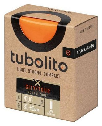 Tubolito X Tubo City Tour Cámara de aire 700c Válvula Schrader 40 mm
