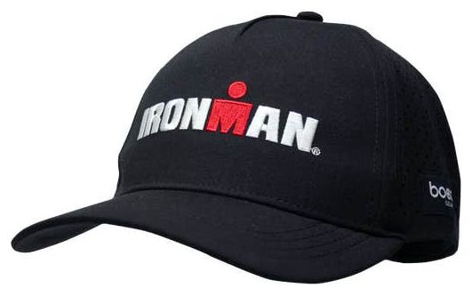 Ironman Base Running Black Trucker Cap