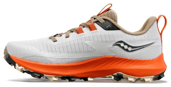 Chaussures de Trail Femme Saucony Peregrine 13 Blanc Orange