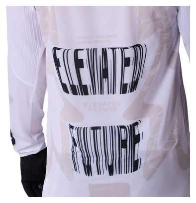 Maillot Manches Longues Fox Flexair Diffuse Special Edition Blanc Homme