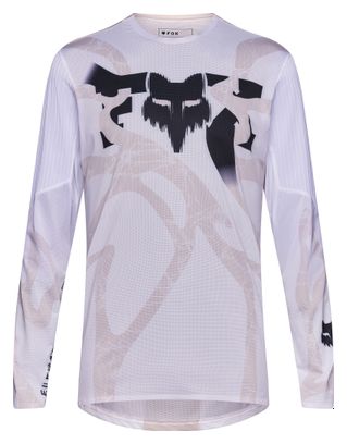 Maillot Manches Longues Fox Flexair Diffuse Special Edition Blanc Homme
