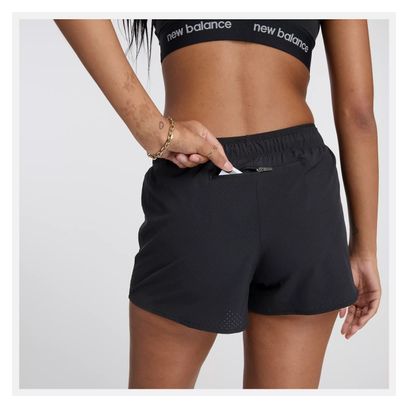 Pantaloncini New Balance RC 3in Black Slip da donna