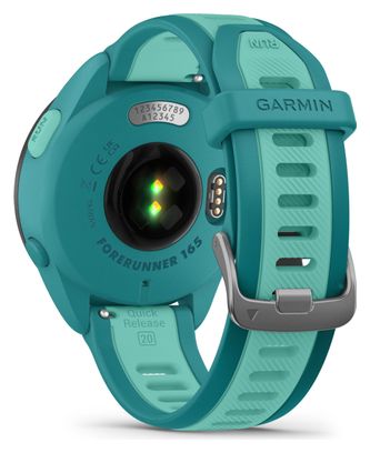 Garmin Forerunner 165 Music Turquoise Blue Aqua Sporthorloge