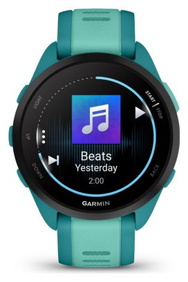 Montre de Sport Garmin Forerunner 165 Music Turquoise Bleu Aqua