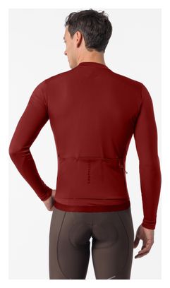Castelli Espresso 2 Thermal Men's Long-Sleeve Jersey, Red