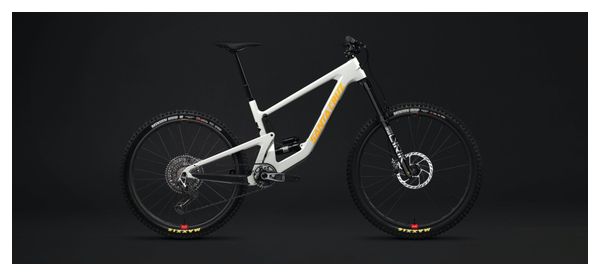 VTT Tout-Suspendu Santa Cruz Bronson 4.1 S Carbone C Sram GX Eagle 12V MX (29/27.5'') Blanc Chalk 2024