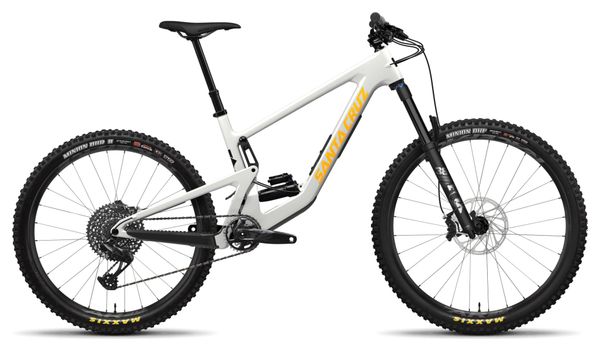 Santa Cruz Bronson 4.1 S Carbon C Volledig geveerde MTB Sram GX Eagle 12V 29''/27.5'' Wit krijt 2024