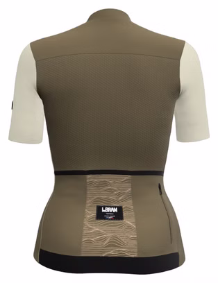 Maglia LeBram Ventoux donna manica corta tinta unita marrone