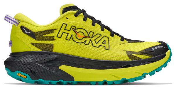 Zapatillas de trail Hoka Mafate 5 amarillas/negras para hombre