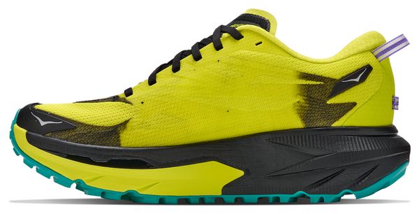 Zapatillas de trail Hoka Mafate 5 amarillas/negras para hombre