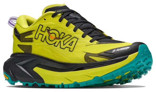 Zapatillas de trail Hoka Mafate 5 amarillas/negras para hombre