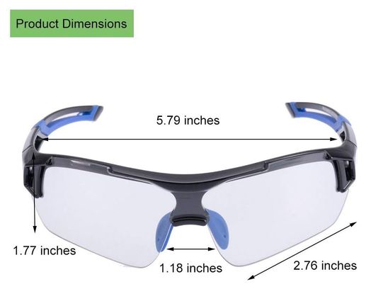 ROCKBROS Lunettes Soleil Photochromiques UV400