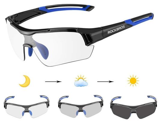 ROCKBROS Lunettes Soleil Photochromiques UV400