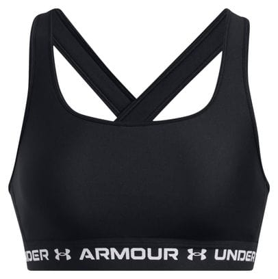 Sport-BH Under Armour Crossback Mid Schwarz Damen