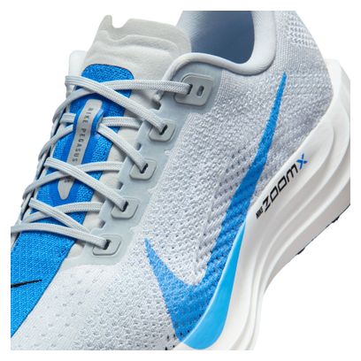 Nike Pegasus Plus Running Shoes, White/Blue, Men's