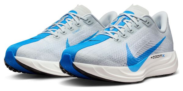 Nike Pegasus Plus Running Shoes, White/Blue, Men's