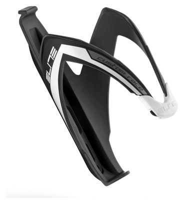 ELITE CUSTOM RACE Bottle Cage Black White Mat