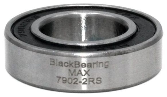 Black Bearing 7902 2RS Max 15 x 28 x 7 mm
