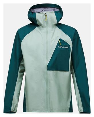 Veste Imperméable Peak Performance Trail 3L Hipe Vert Homme