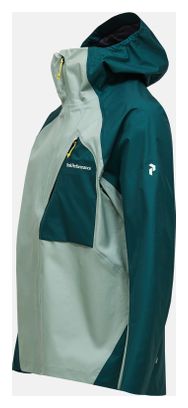 Veste Imperméable Peak Performance Trail 3L Hipe Vert Homme