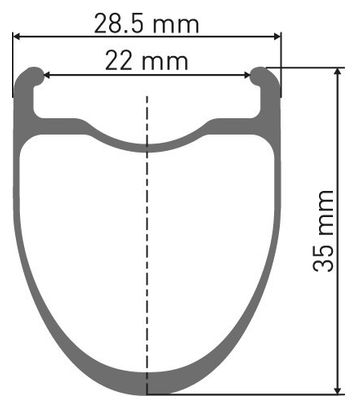 Ruota posteriore DT Swiss ERC 1400 Dicut 650b 35 mm | 12x142 mm | Center Lock |