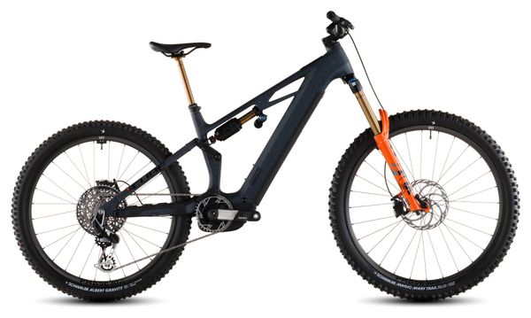 Cube Stereo Hybrid One77 HPC SLT 800 MTB elettrica full suspension Sram 12S 800 Wh Bosch 100 Nm 29''/27,5'' Galaxy Blue 2026
