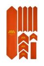 ALL MOUNTAIN STYLE XL Frame Guard Kit - 10 pcs - Orange Yellow