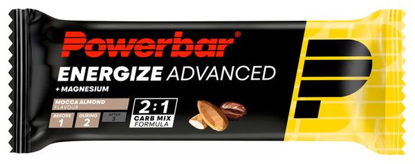 Barre énergétique Powerbar Energize Advanced Mocca/Amande - 55g