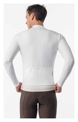 Castelli Espresso 2 Thermal Langarm-Trikot für Herren, weiß