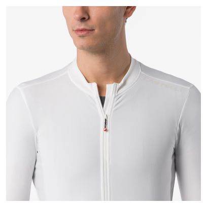 Castelli Espresso 2 Thermal Langarm-Trikot für Herren, weiß