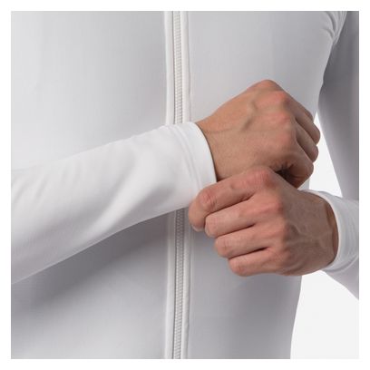 Castelli Espresso 2 Thermal Langarm-Trikot für Herren, weiß